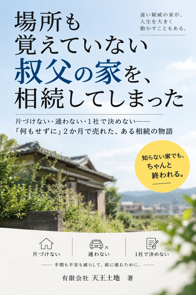 場所も覚えていない叔父の家を、相続してしまった 表紙